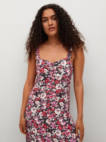 MANGO Zomerjurk 'Vignet' in Gemengde kleuren