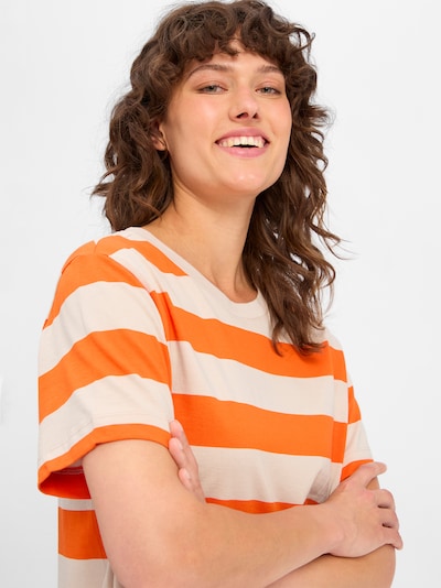 Marie Lund Sommerkleid in sand / orange, Produktansicht