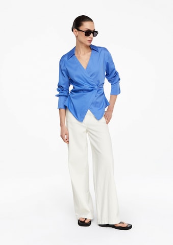 COMMA Bluse in Blau