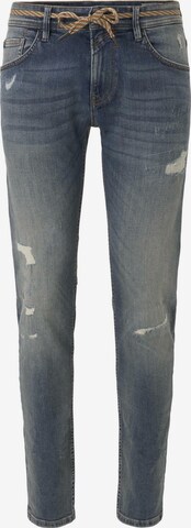 Coupe slim Jean 'Piers' TOM TAILOR DENIM en bleu : devant