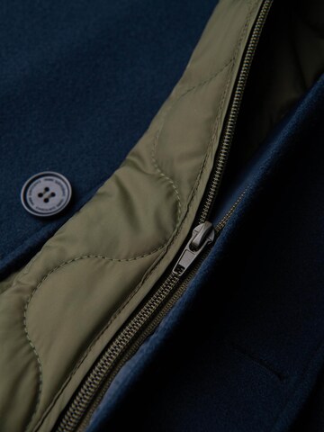 Manteau mi-saison Ombre en bleu