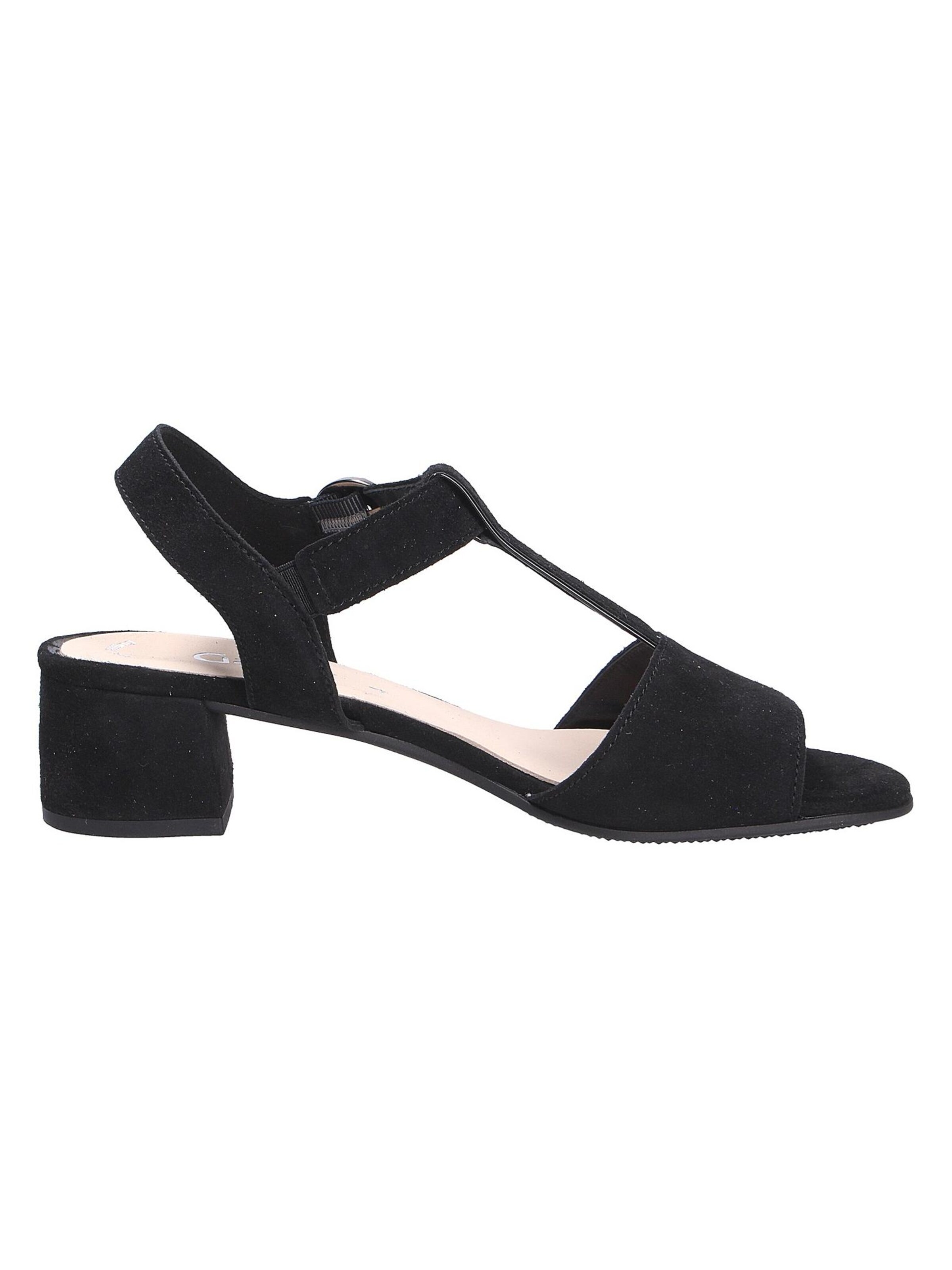 GABOR Strap Sandals in Black