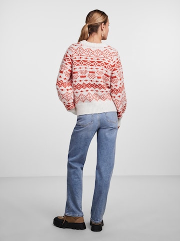 Pullover 'JIANNA' di PIECES in bianco