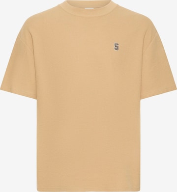 Maglietta ' SDRAUL ' di !Solid in marrone: frontale