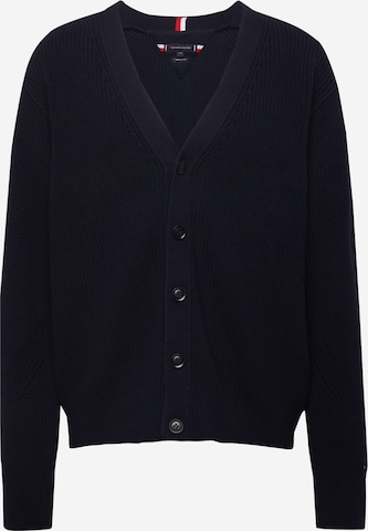 TOMMY HILFIGER Knit Cardigan in Blue: front