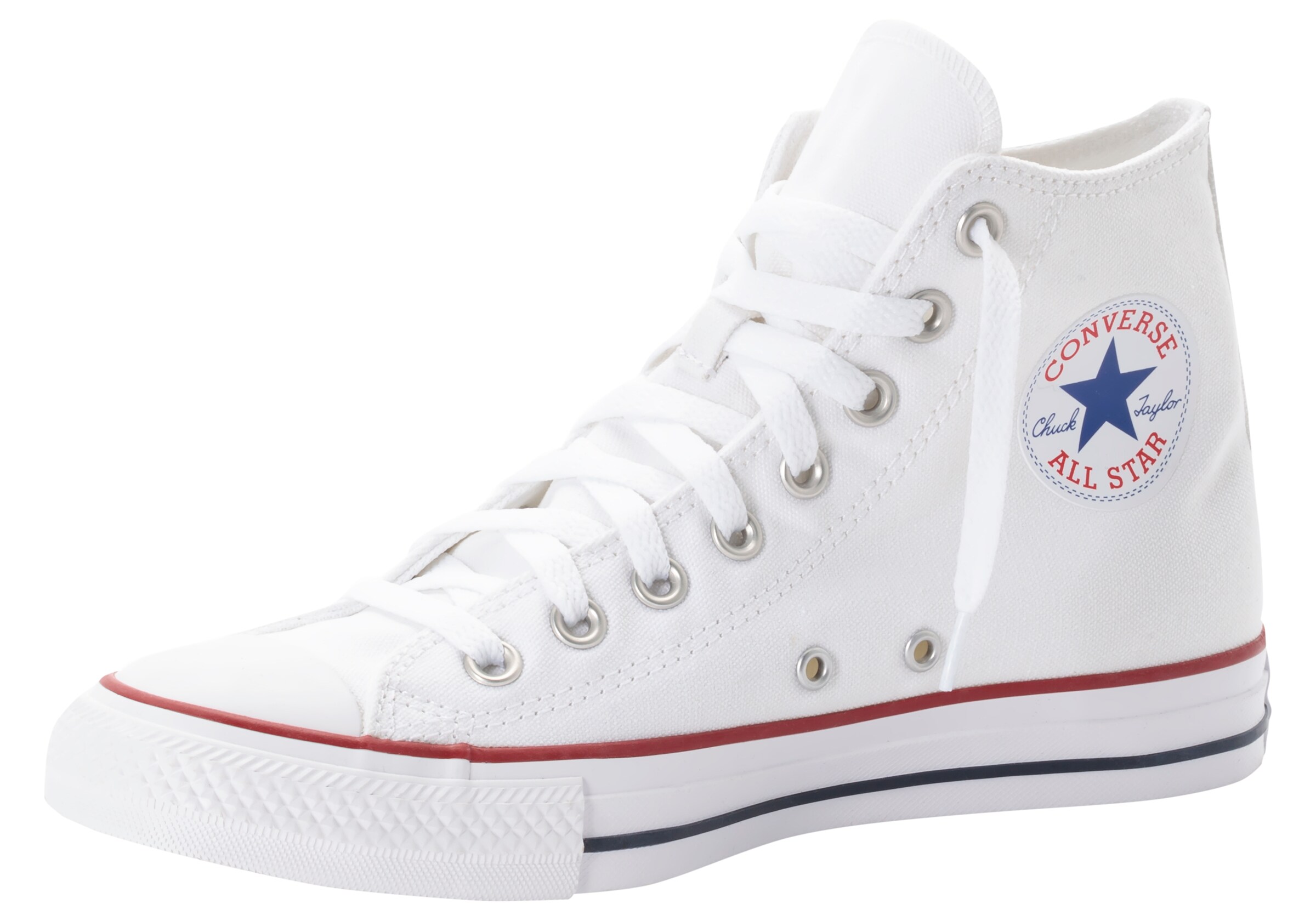 CONVERSE Magas szárú sportcipők 'Chuck Taylor All Star Classic' - fehér