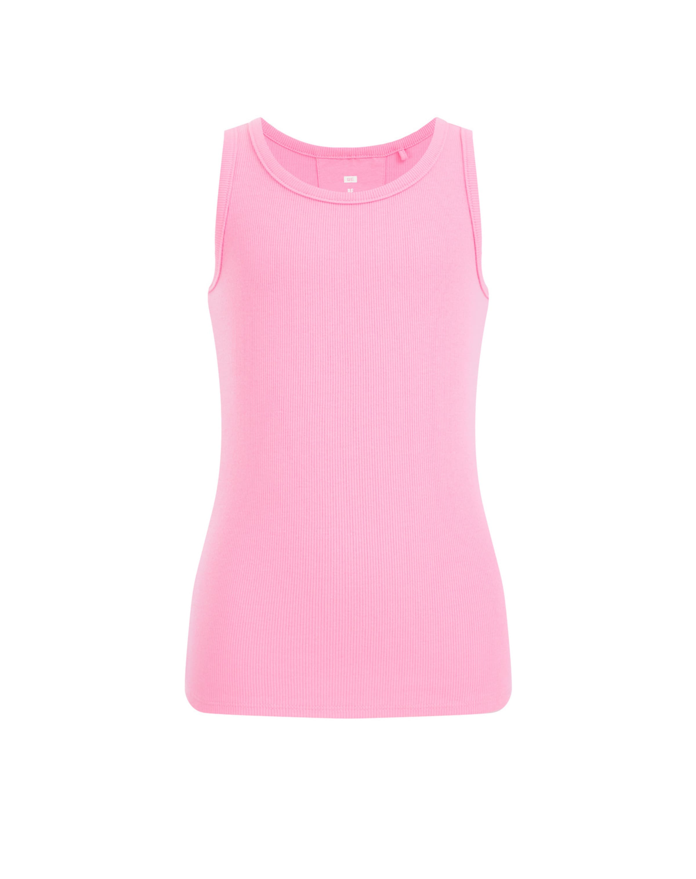 WE Fashion Топ в Ярко-розовый: спереди