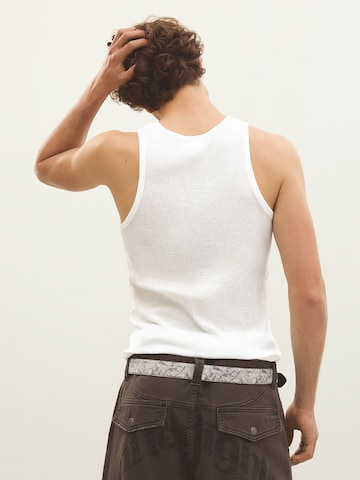 Bershka Top in Weiß