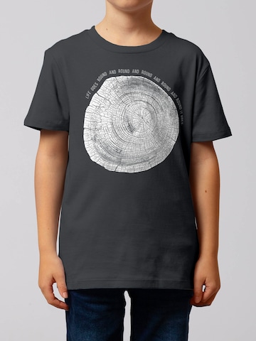 watabout.kids Shirt 'Baumscheibe' in Grey