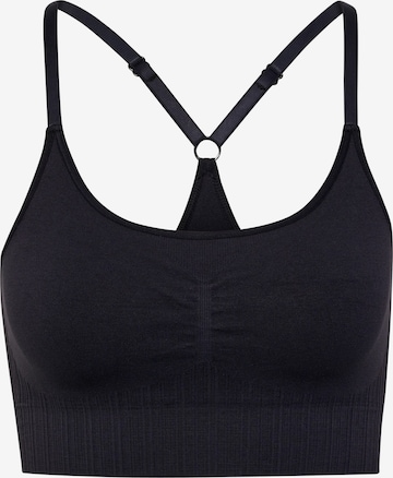 Sutien sport 'MT DEFINE' de la Hummel pe negru: față