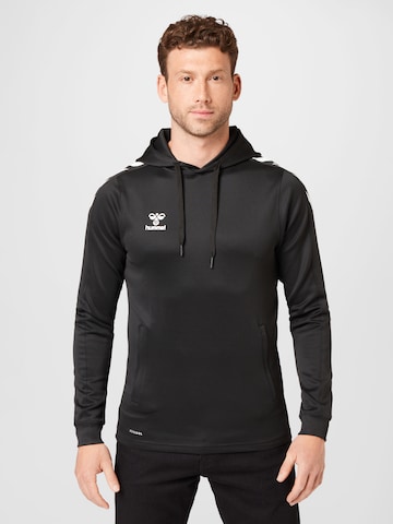 Hummel Sports sweatshirt in Black: front