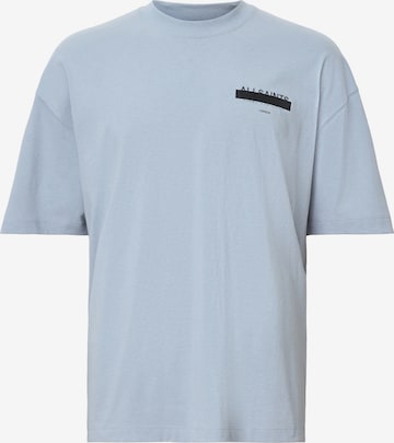 mėlyna AllSaints Marškinėliai 'REDACT': priekis