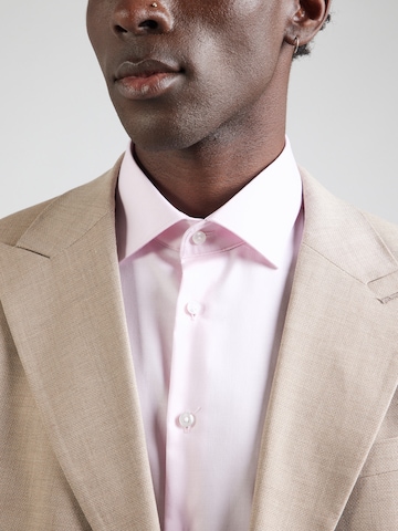 SEIDENSTICKER Slim Fit Businesspaita värissä vaaleanpunainen
