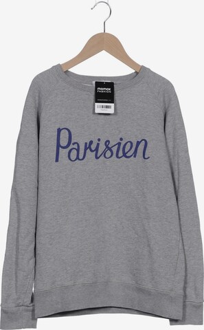 Maison Kitsuné Sweatshirt & Zip-Up Hoodie in S in Grey: front