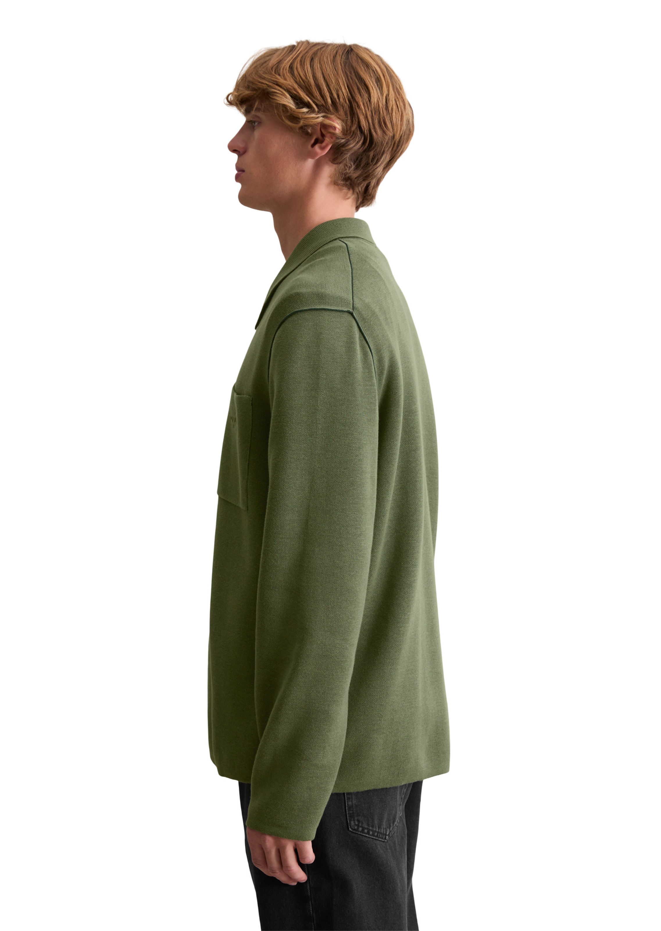 Marc O'Polo DENIM Strickjacke in Grün