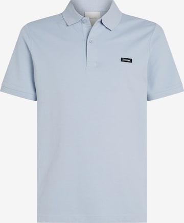 Maglietta 'STRETCH PIQUE SLIM BUTTON POLO' di Calvin Klein in blu: frontale