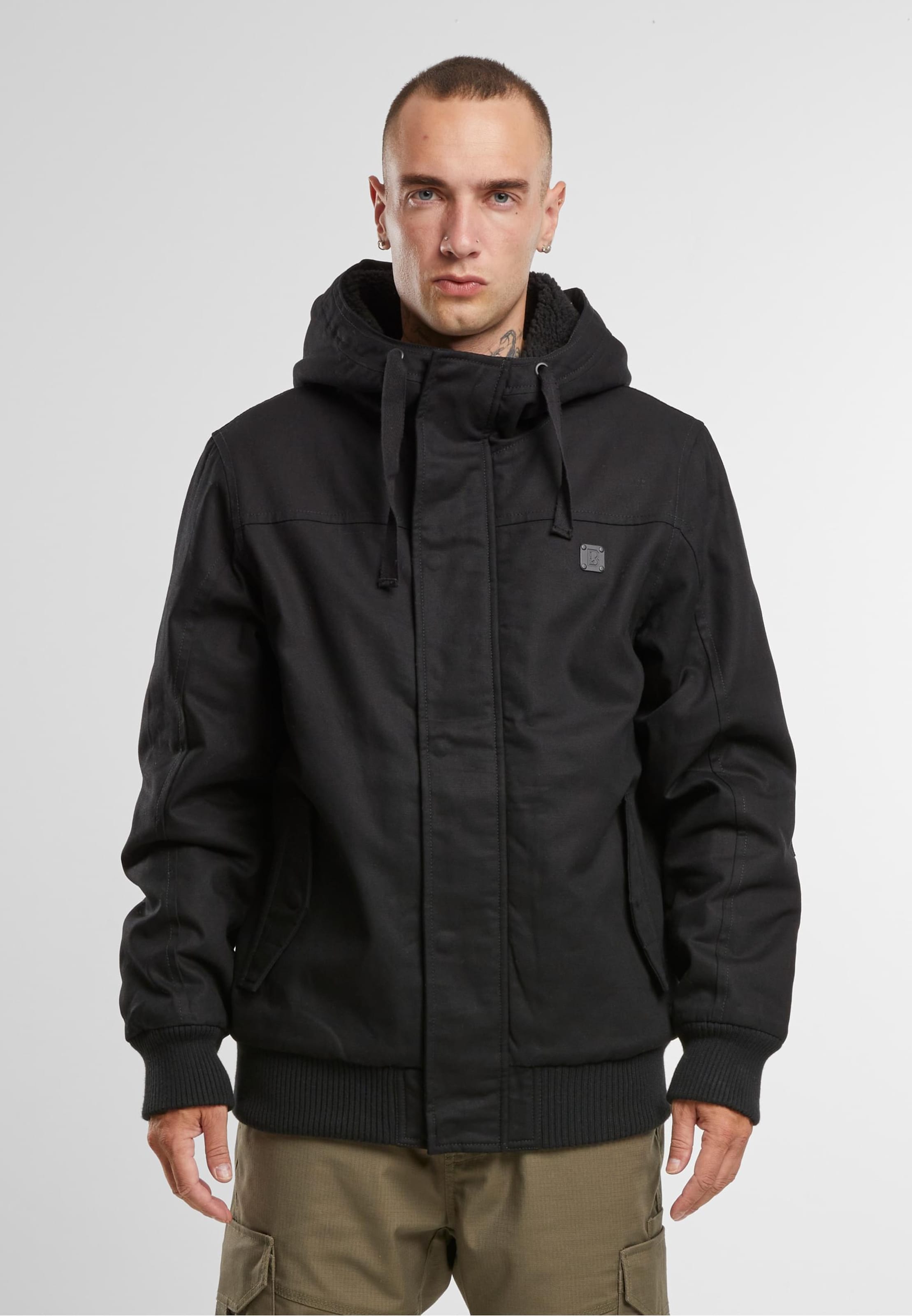 Brandit Between-season jacket 'Essential' in Black