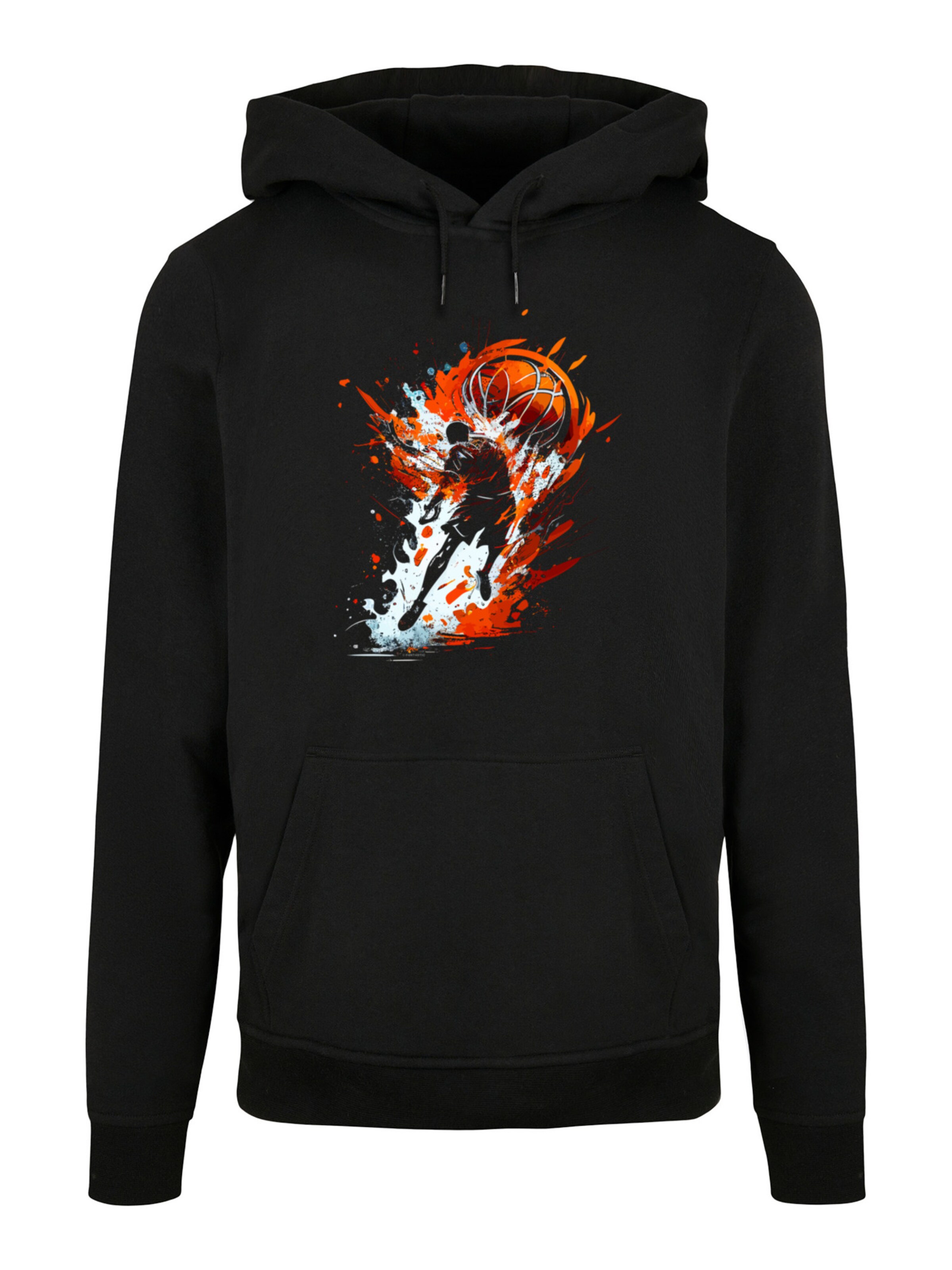 Sweat-shirt F4NT4STIC en noir : devant