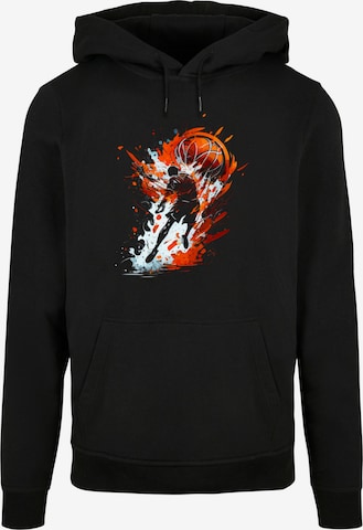 F4NT4STIC Sweatshirt in Schwarz: Vorderseite