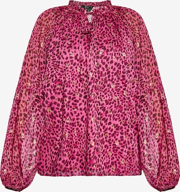 faina Blouse in Roze: voorkant