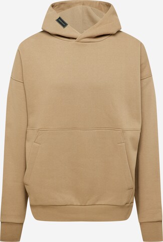 TOM TAILOR DENIM Sweatshirt in Beige: front