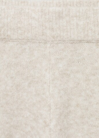 MANGO Wide Leg Hose 'Camila' in Beige