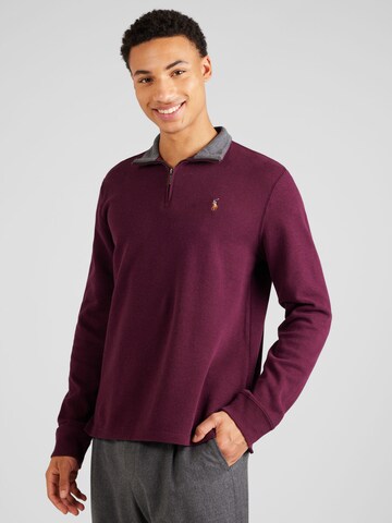 Pull-over Polo Ralph Lauren en rouge : devant