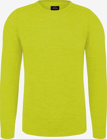 Sweat de sport 'Melbourne' normani en jaune : devant