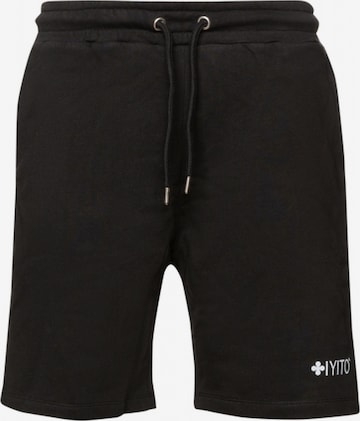 Loosefit Pantalon 'IYJesse' IYITO en noir : devant