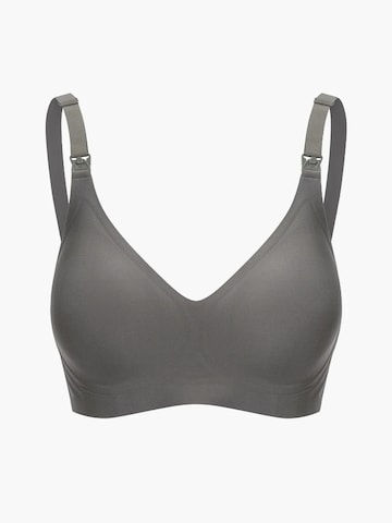 Bustier Soutien-gorge 'Comfort Maternity Still-BH ohne Bügel' cfab (formerly creamy fabrics) en gris : devant