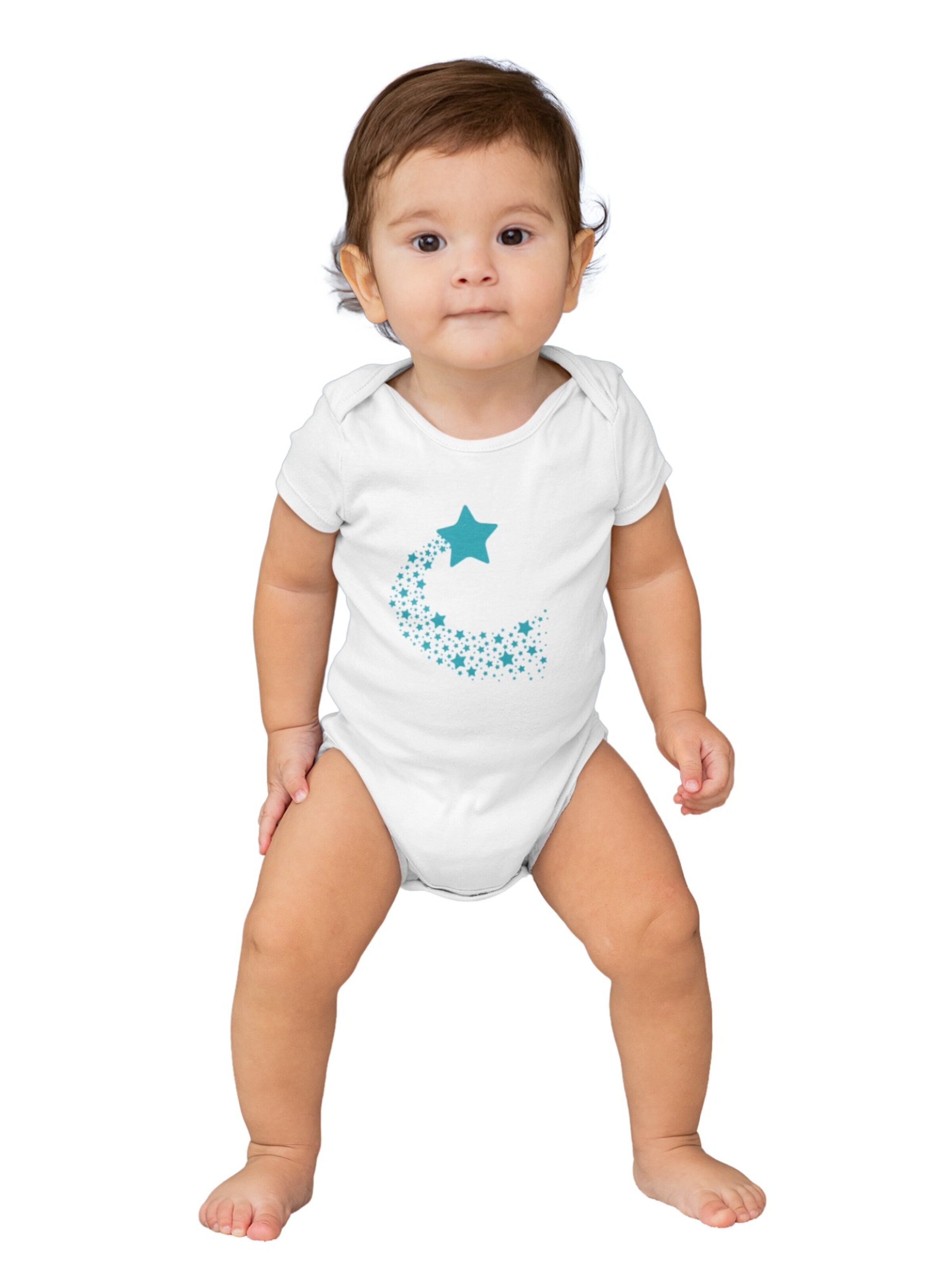 amorubi.com Dupačky/body 'Stern mit Schweif' – bílá