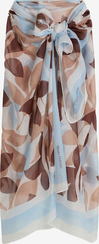 Marc O'Polo Pareo ' Abstract Flower ' in Beige: Vorderseite