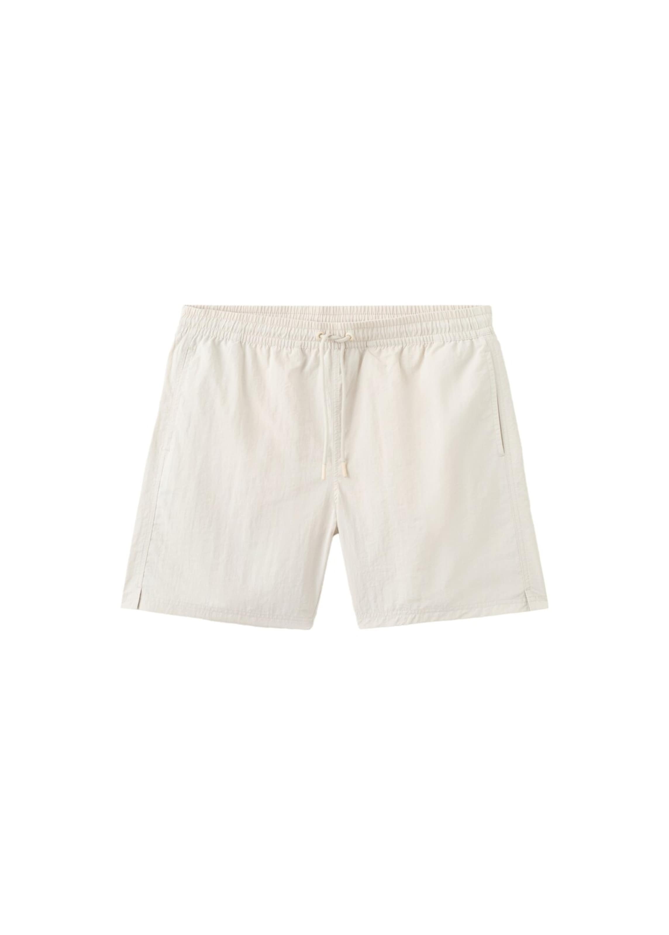 MANGO MAN Board Shorts 'Lisof' in Beige: front