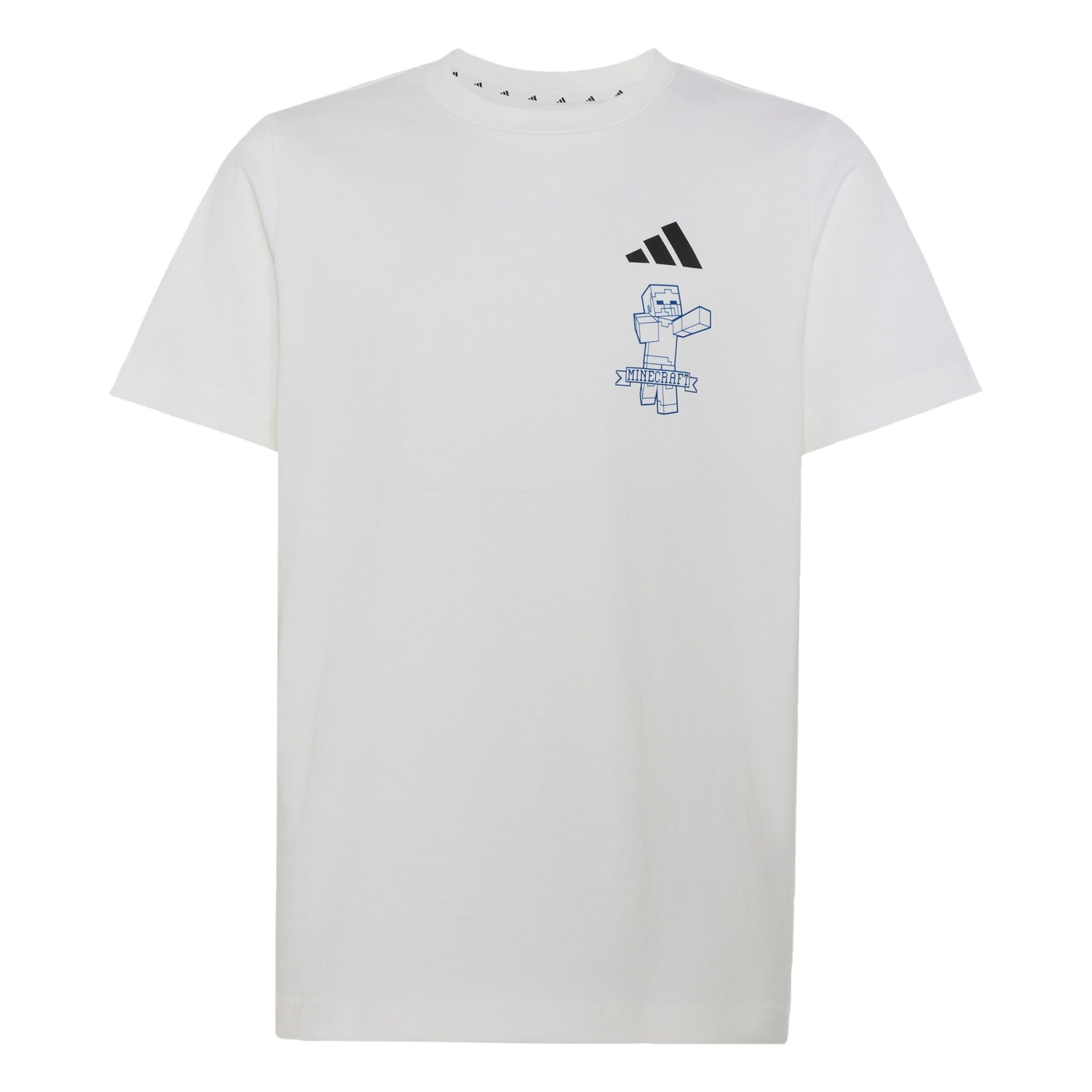T-Shirt 'Minecraft' ADIDAS SPORTSWEAR en blanc : devant