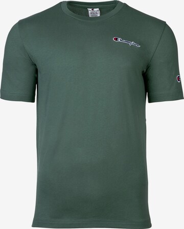 Champion Authentic Athletic Apparel Shirt in Groen: voorkant