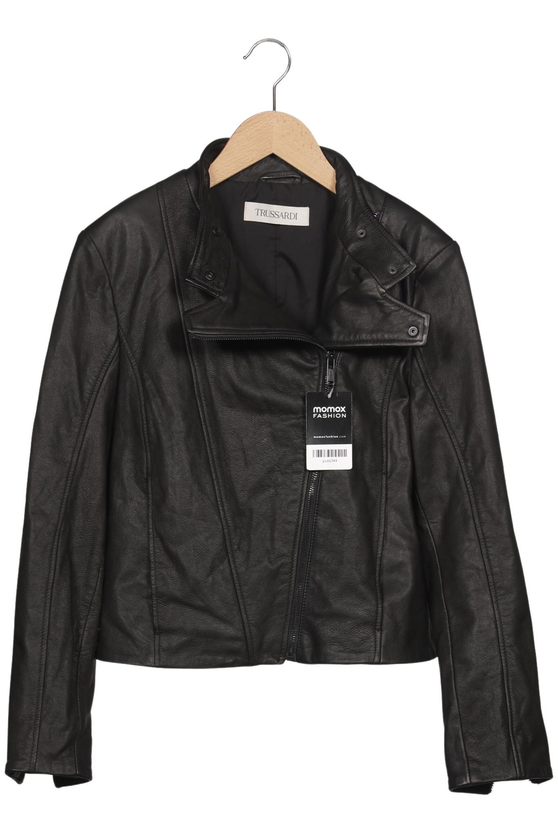 Trussardi Jacket & Coat in M in Black: front