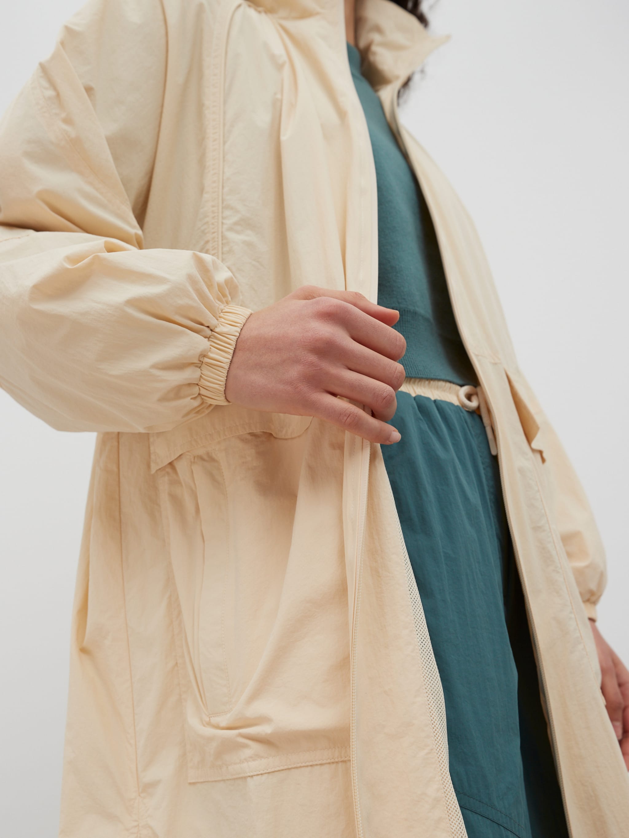 EDITED Produits Manteau mi-saison 'Lorry' crème