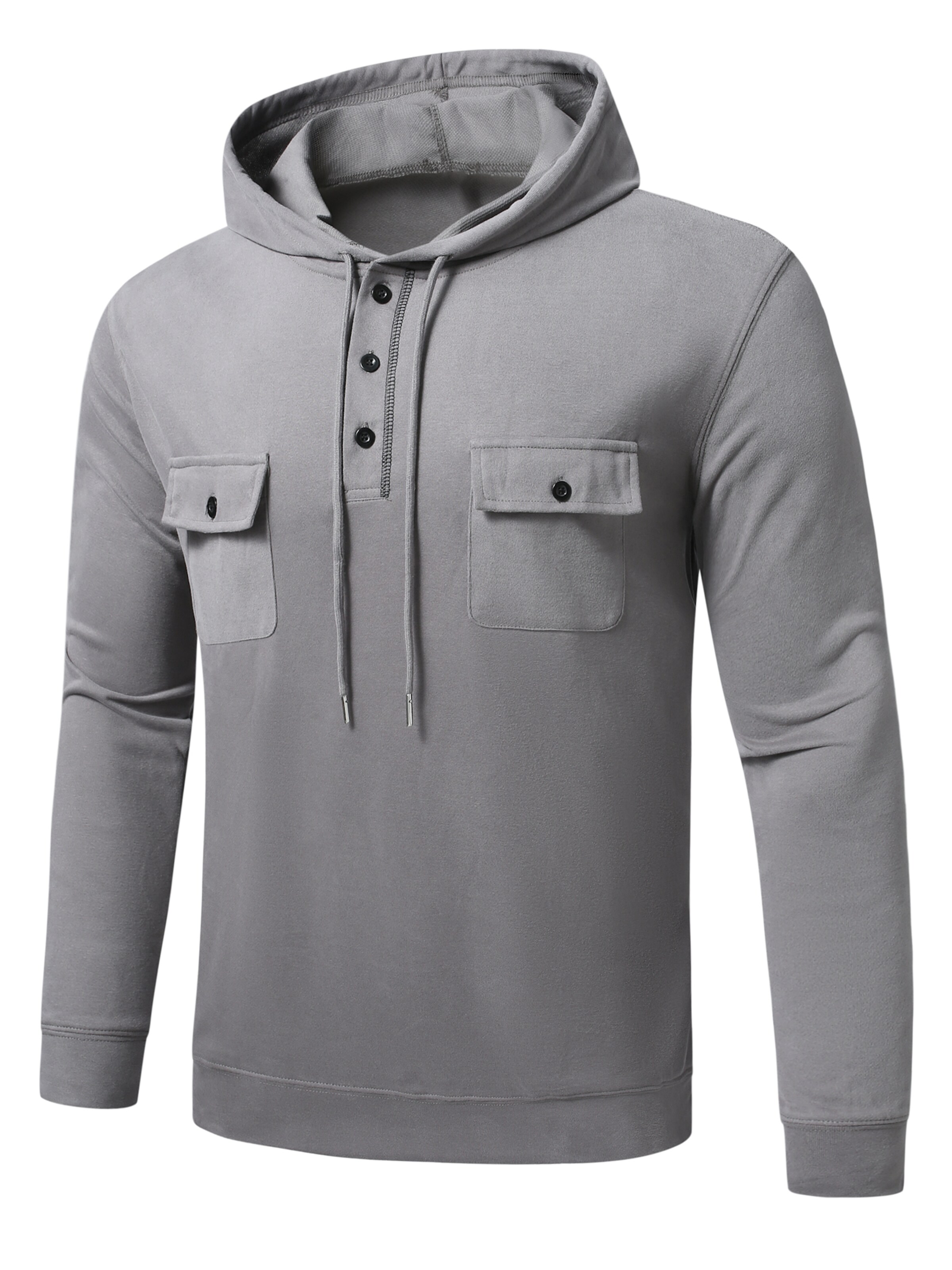 YOUTHUP Athletic Sweatshirt in Grey