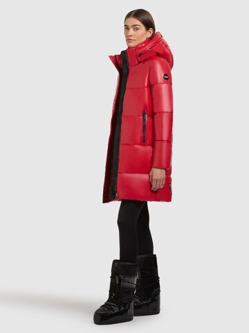 Manteau d’hiver ' Haya Shiny-YM ' khujo en rouge