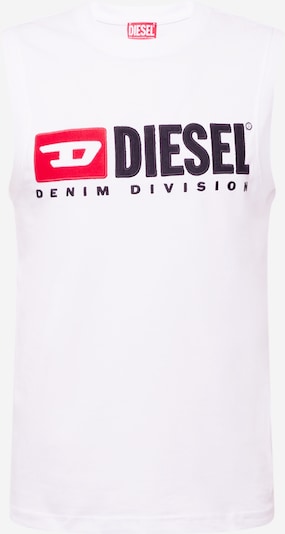 DIESEL Paita 'T-Isco-Div' värissä verenpunainen / musta / valkoinen, Tuotenäkymä