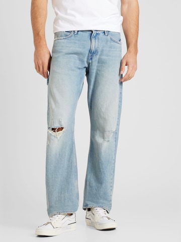 G-Star RAW Loosefit Jeans 'Lenney' in Blauw: voorkant