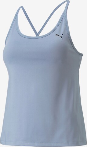 PUMA - Top desportivo em cinzento: frente