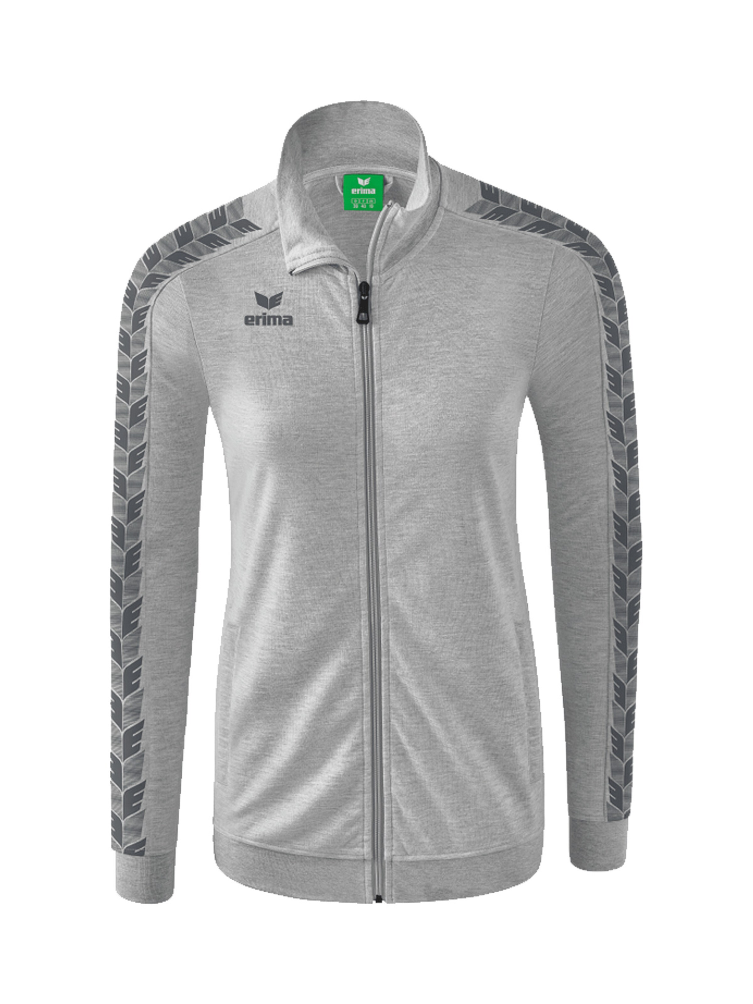 ERIMA Athletic Jacket in Grey: front