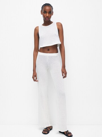 Pull&Bear Normální Kalhoty – béžová