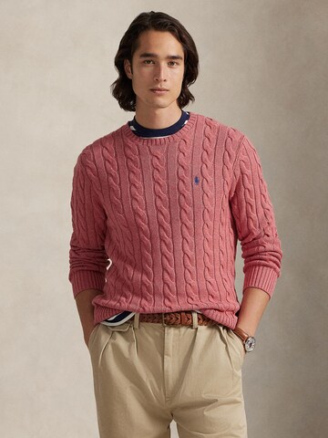 Polo Ralph Lauren Regular fit Sweater 'DRIVER' in Pink: front