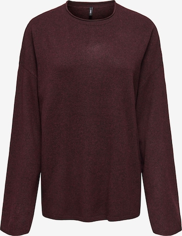 ONLY - Jersey 'ONLLOYAL AMALIO' en marrón: frente