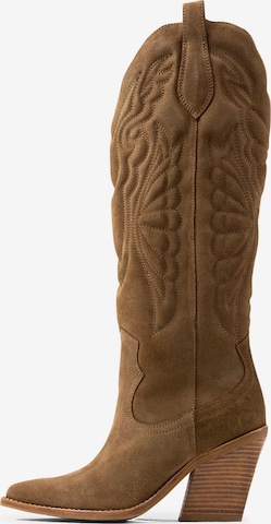 BRONX Cowboy Boots 'New Kole' in Brown: front