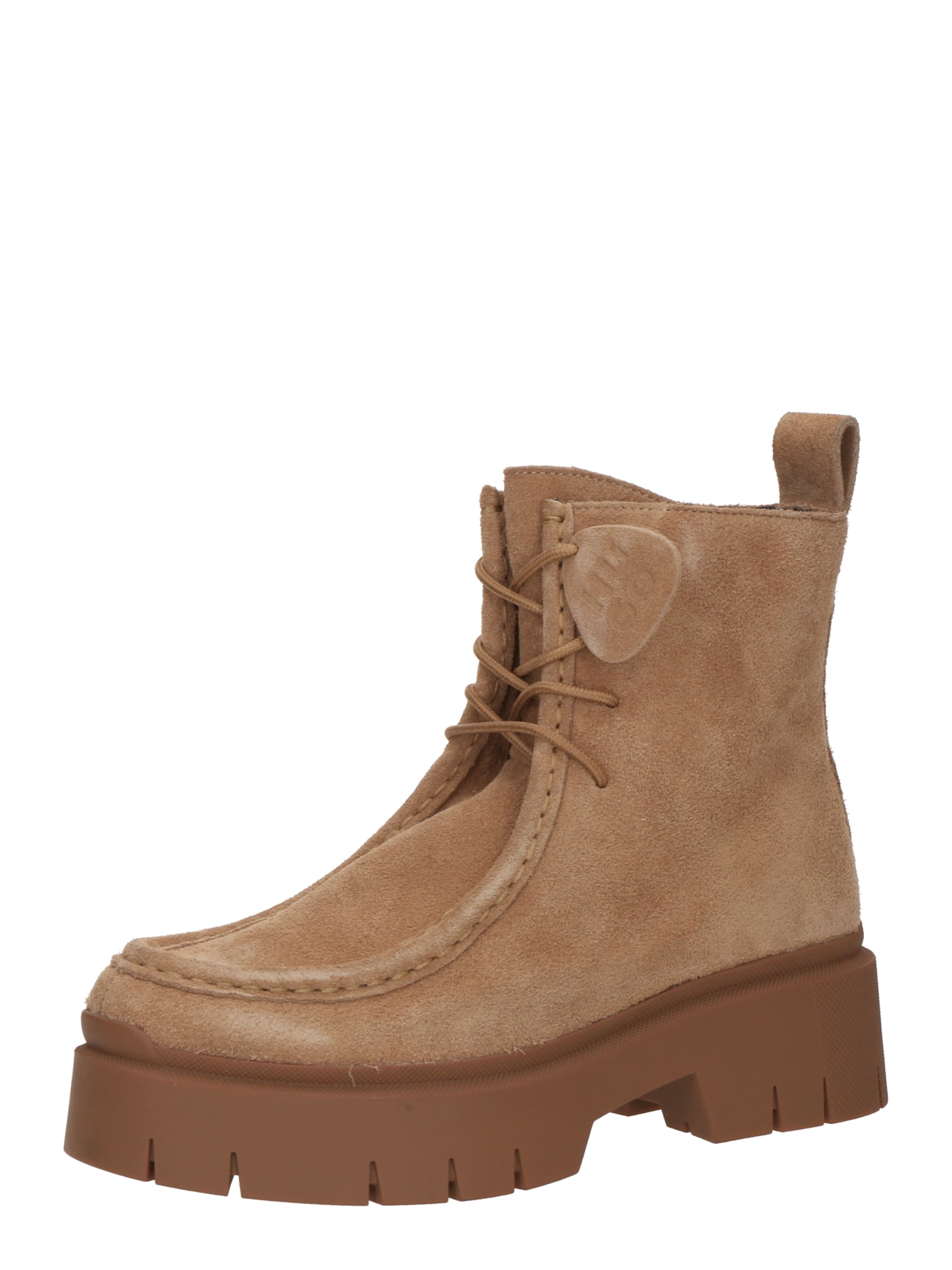 HUGO Botki sznurowane 'Kris' w kolorze brązowy: przód