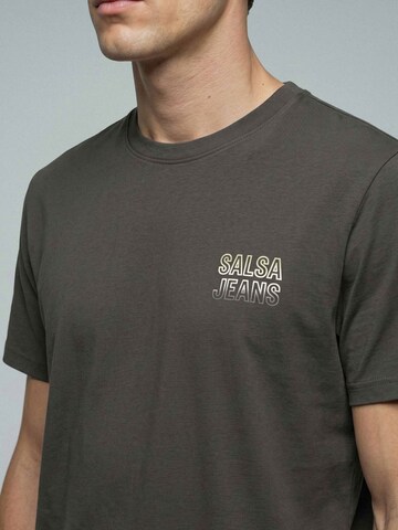 Salsa Jeans T-shirts in Grün