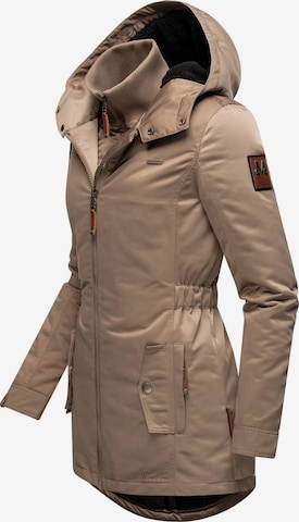 MARIKOO Winter coat 'Sanakoo' in Brown